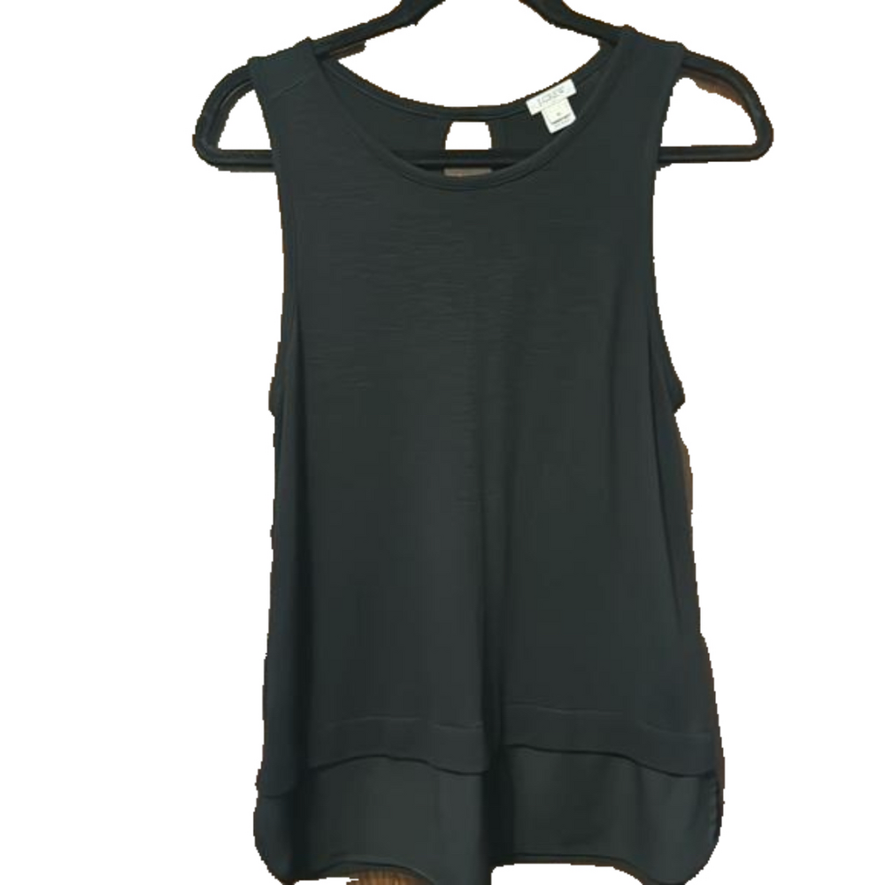 J. Crew Layered Tank Top with Keyhole Back Size M